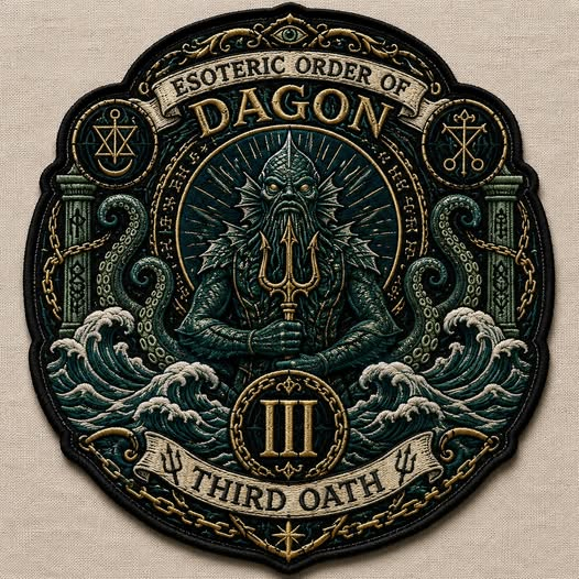 Esoteric Order of Dagon Third Oath embroidered badge